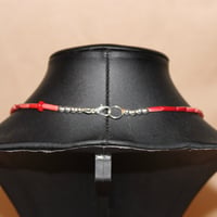 Image 3 of Red coral choker