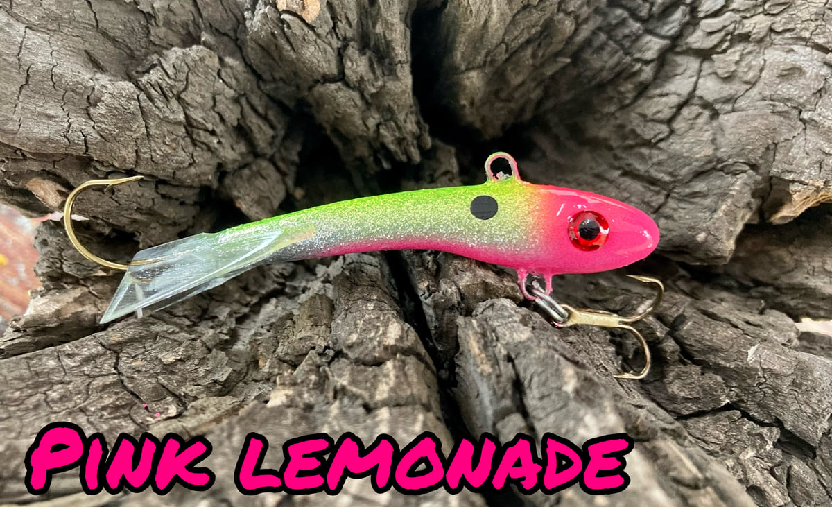 Pink Lemonade Blade Bait Fishing Lure
