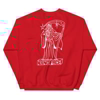 Image 4 of La Muerte by Jacobo Amador Crew Neck Unisex Sweatshirt (+ more colors)