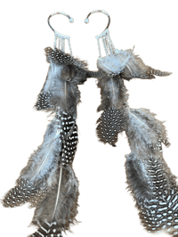 Image 4 of Earthbound Feather Ear Cuff Earrings 