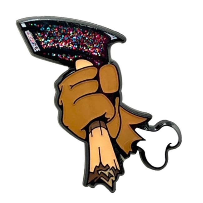 Bad To The Bone Pin - Black Magic