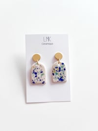 Paire de boucles d'oreilles céramique BOOMA PM A
