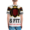 White and Black BossFitted Men's T-shirt
