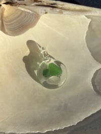 mini sea glass pendant #12