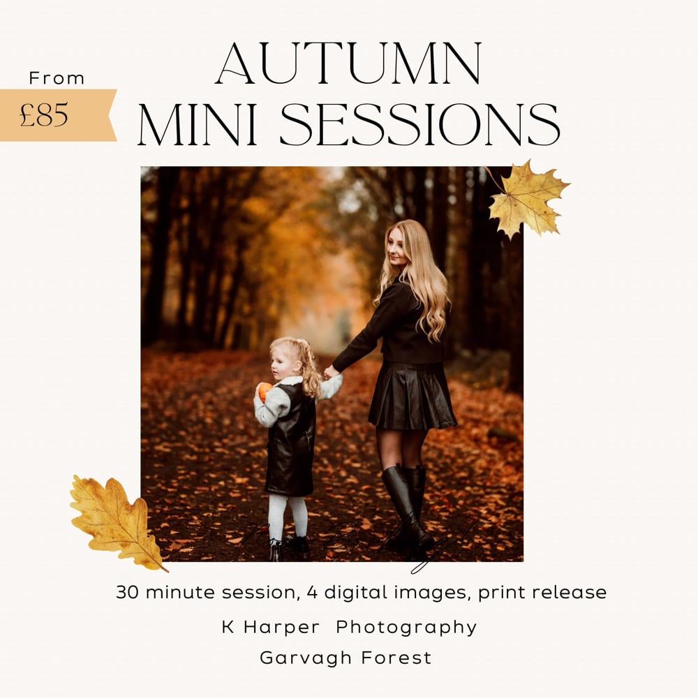 Image of Autumn Halloween mini session deposit only 