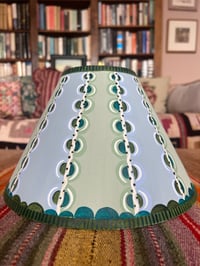 Image 2 of "The Alexander" - Hand Painted Patterned Lampshade for a Table Lamp