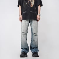 Image 4 of Custom Streetwear Stock Baggy Designer Manufacturer Ripped Quality Fashion Jeans
