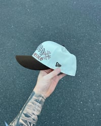 Image 3 of  BEIGE BRIM TRI TONE MEXICO CUSTOM FITTED CAP