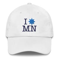 Image 1 of I [STAR] MN Dad Hat (Light Blue Star)