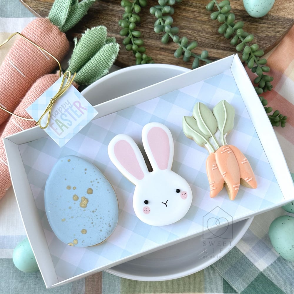 Image of Happy Easter 3 Cookie Gift Box