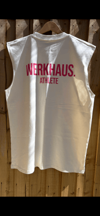 Boy vest - Cream and pink