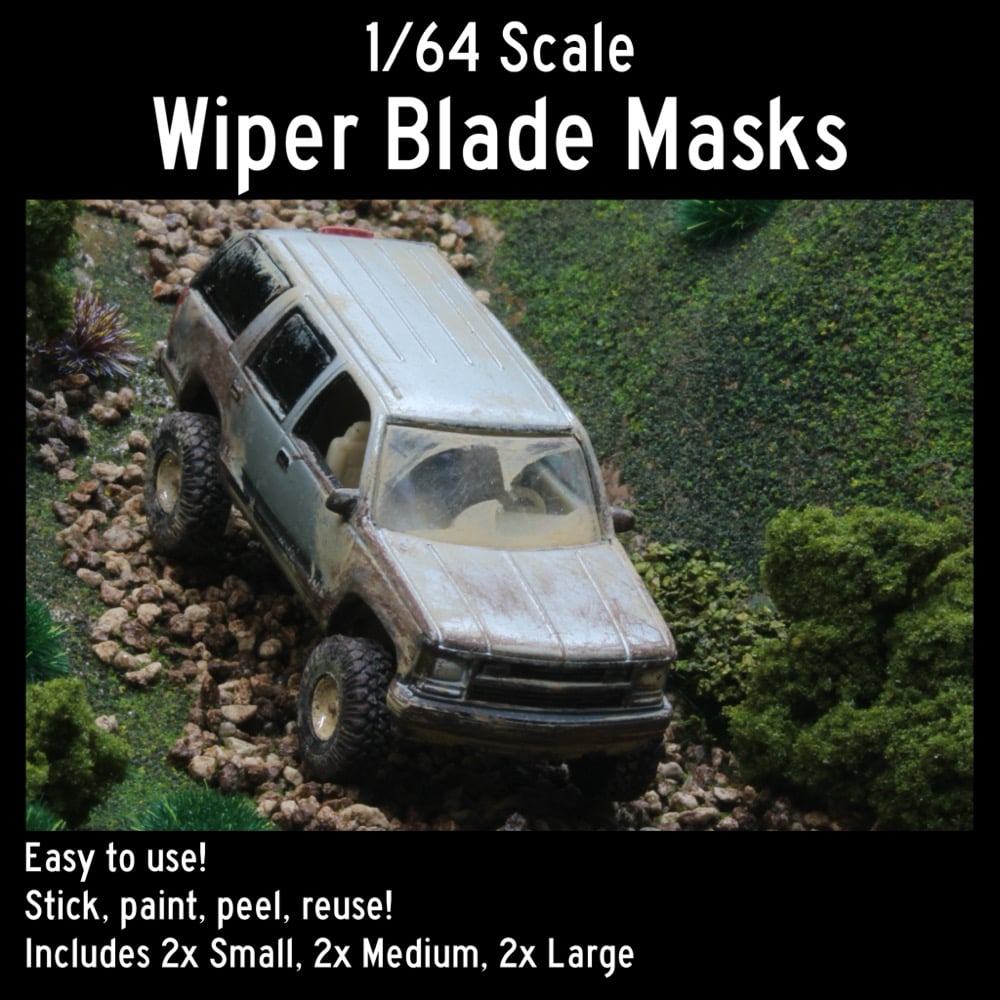1/64 Scale Wiper Masks