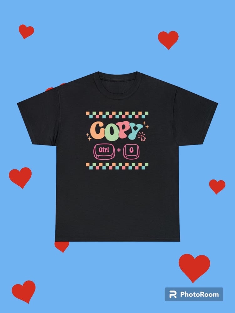 Image of "Copy" Matching Tee