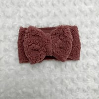 Mauve Sherpa Bow