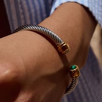 Image 1 of Aira Silver Bangle Bracelet 