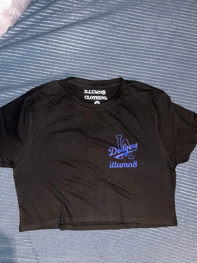 Image of dodgers crop top 