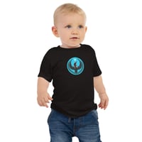 Image 2 of Baby Tee - Rebel Loon Blue