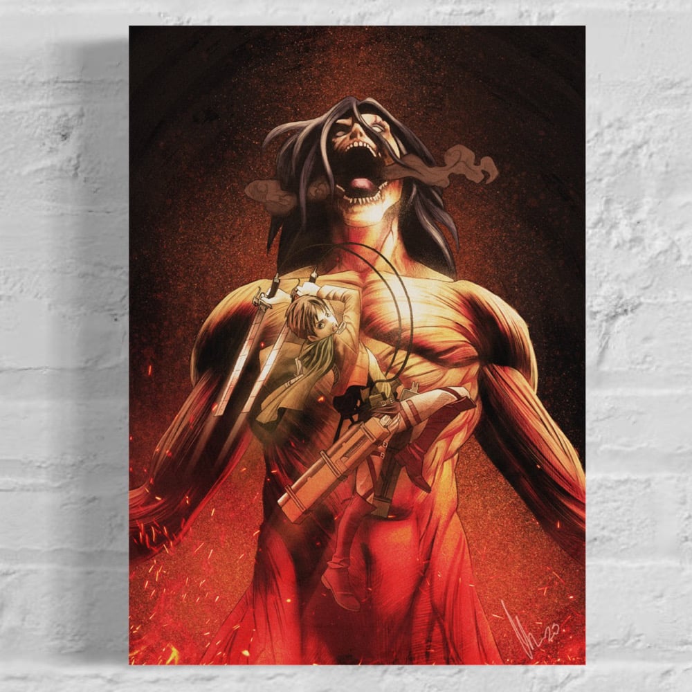 Attack On Titan (Eren Yeager) A3 300gsm Giclée Art Print