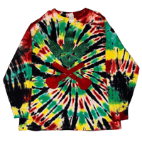 Image 1 of 420 REGGAE TIE DYE 2XL LONGSLEEVE (1/1)