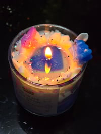 Image 8 of Handmade Unscented Gender Reveal Candle for Boy 