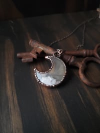 Image 7 of Flower Agate Crescent Moons