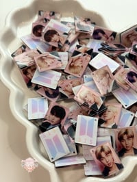 Image 4 of Bts solo pink and white mixed acrylic 2cm