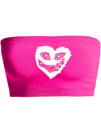 Mizzle Heart Hot Pink Bandeau 