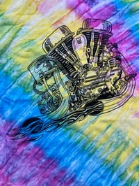 Image 2 of Tie Dye Panhead (Rainbow) 