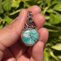 Image 1 of Amazonite Moon 🌙🩵