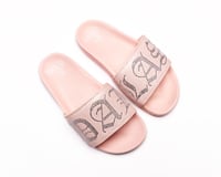 Image 2 of DALLAS PINK CRYSTAL SLIDES (NOW SHIPPING)