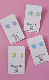 Image 1 of Pastel Easter Studs - 557