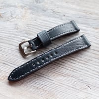 Image 4 of Horween Chromexcel Bison - Navy Blue