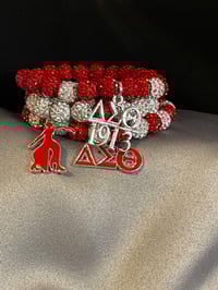 Image 2 of Sorority Inspired Bracelets with Charms
