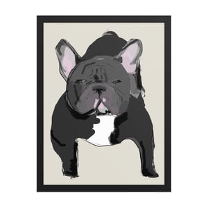 Image of FRENCH BULLY FRAMED ART