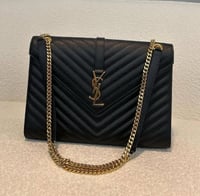 Image 1 of CLASSIC BLACK CHAIN PURSE