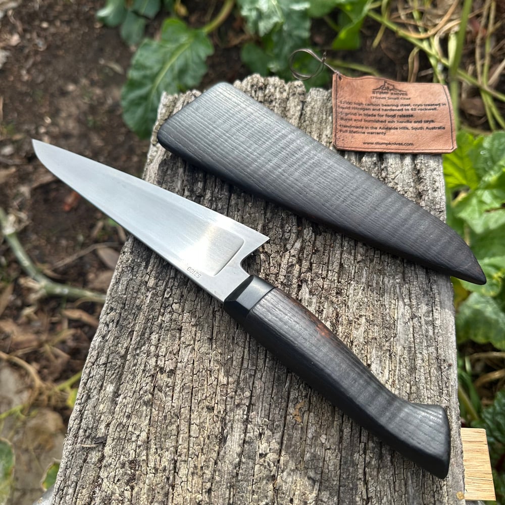 Image of 175mm Small Chef 52100 Burnt Ash