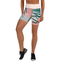 Image 1 of BOSSFITTED Flower Print Yoga Shorts