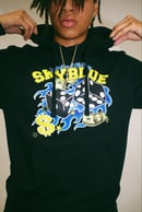 Image 2 of Black/Blue Hoodie 