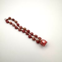 Image 4 of Rhodonite Pink Kitten Car Charm