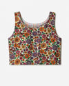 Bright Floral & Butterflies Cropped Tank sizes 8-20 with free post 