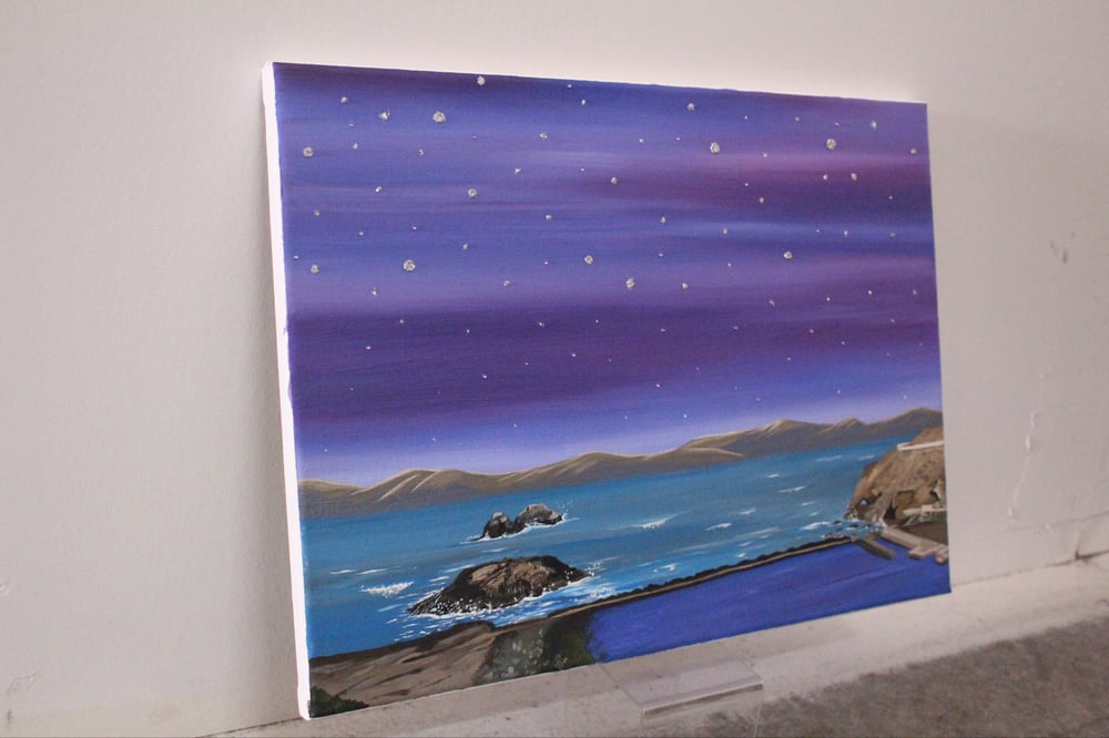 Image of Sutro Baths Stars 12x16 Original 1/1 