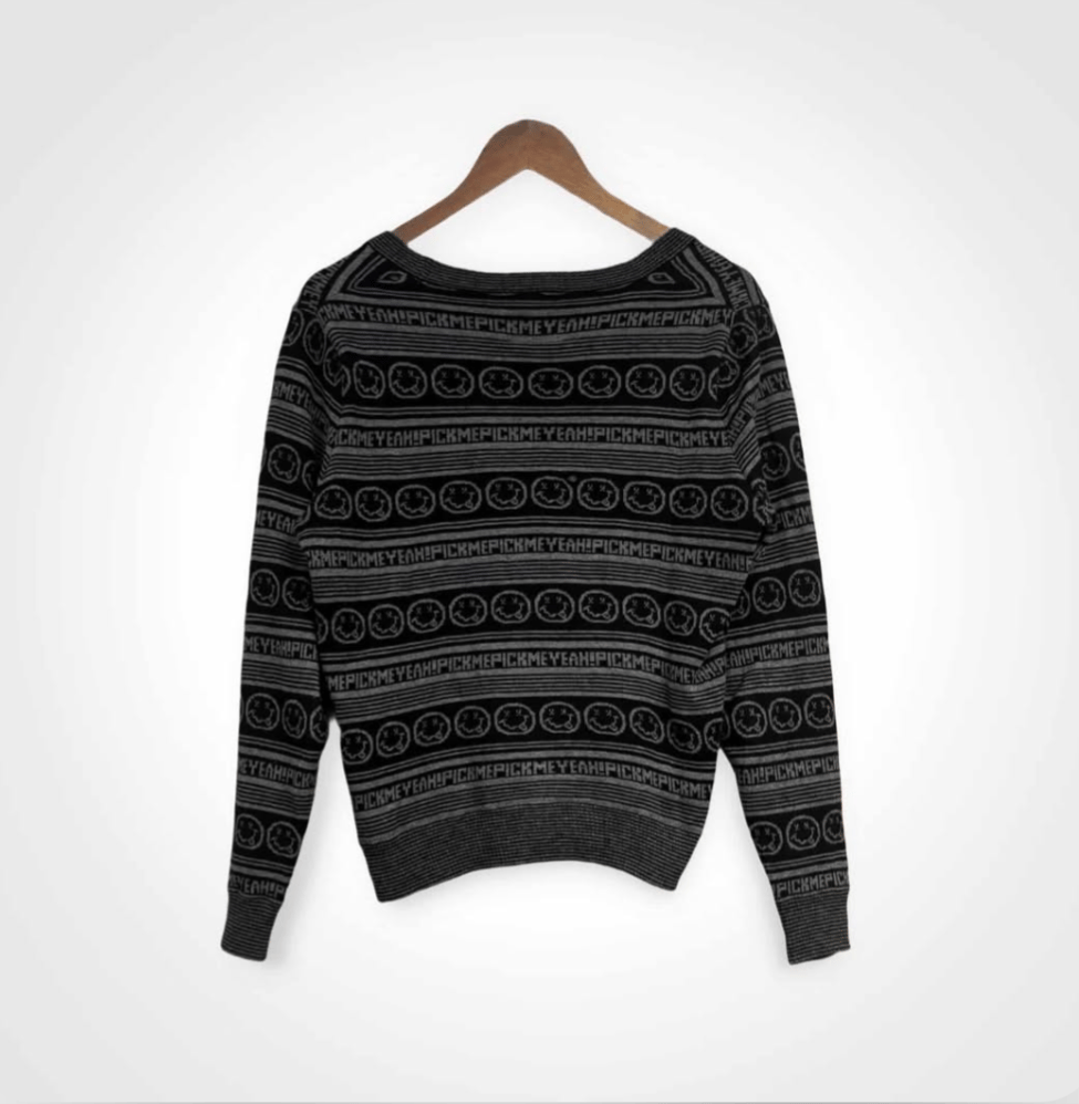 Image of Hysteric Glamour Kurt Cobain "PICK ME PICK YEAH" Cardigan