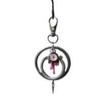 Drippy Eye Double-Hoop Bag Charm