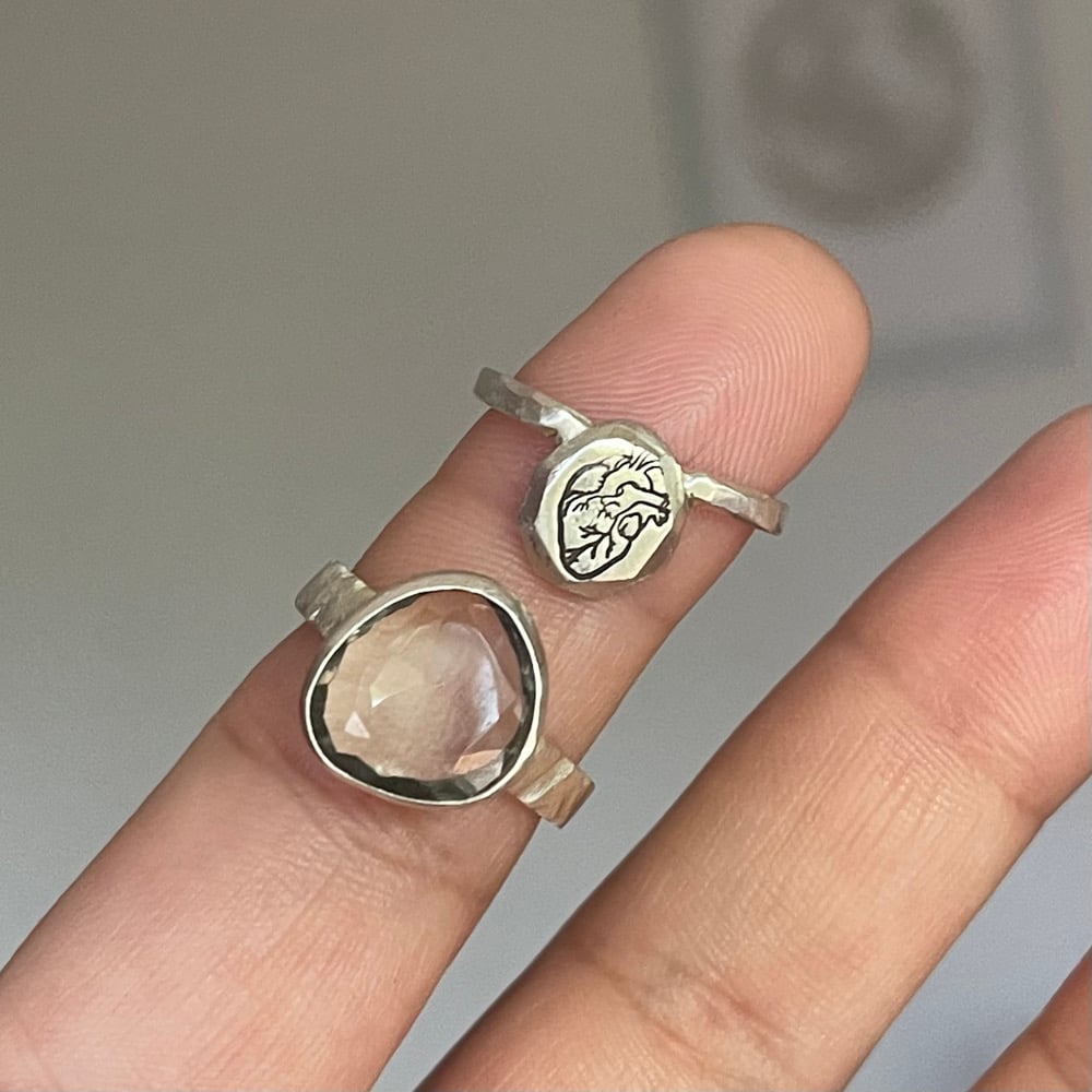 Image of you are here ring set