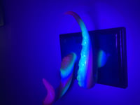 Image 5 of UV Reactive Double Tentacle on black rectangle
