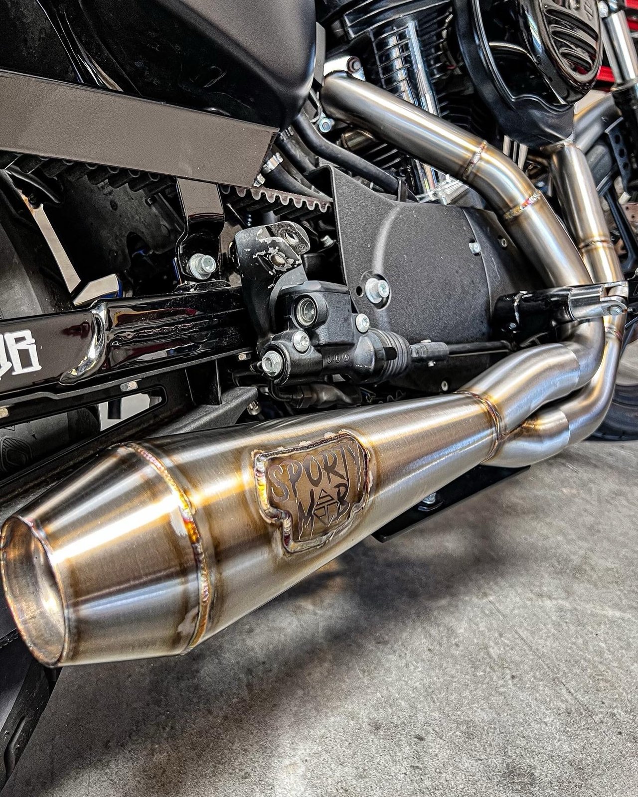 Sporty Mob x SPC collab exhaust | SPORTY MOB