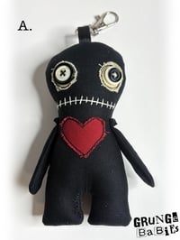 Image 2 of  Grunge Baby Bag Charm - Black