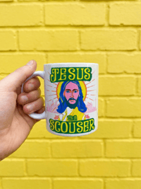 Jesus is a Scouser Mug 