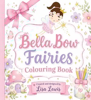 Image of PRE-Order - Bella Bow Fairy colouring book 