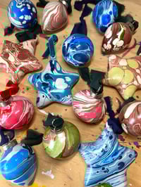 Image 1 of Marbled Ornaments Batch II